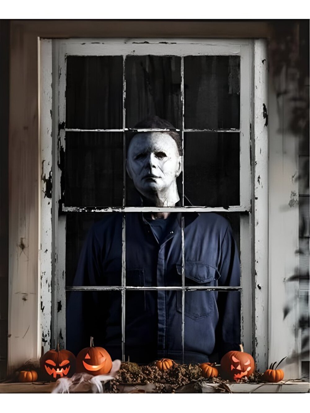 Halloween Horror Window and Door Cover, Scary Decoration for Home Party